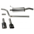Piper exhaust Seat Ibiza Cupra 1.9 TDI stainless steel cat-back system - 1 silencers